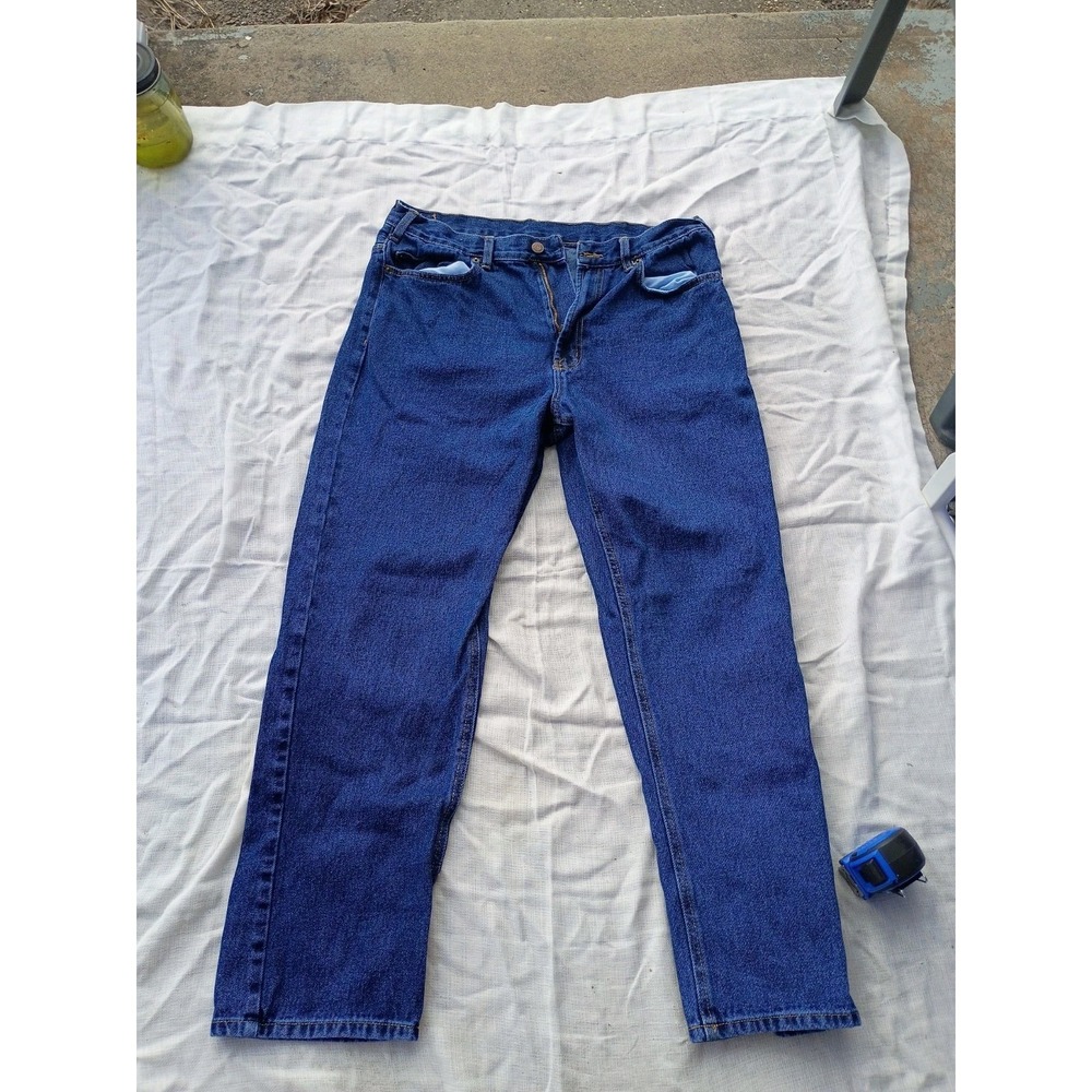 Full Blue Medium Wash RN 113483 36x32 Cotton Jeans‎